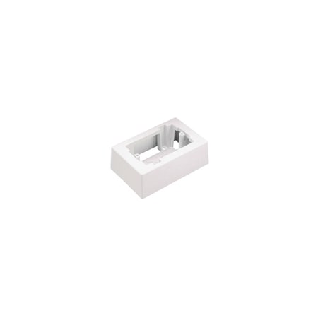 Panduit Electrical Box, Junction Box Type, 1 Gang, ABS JB1IW-A